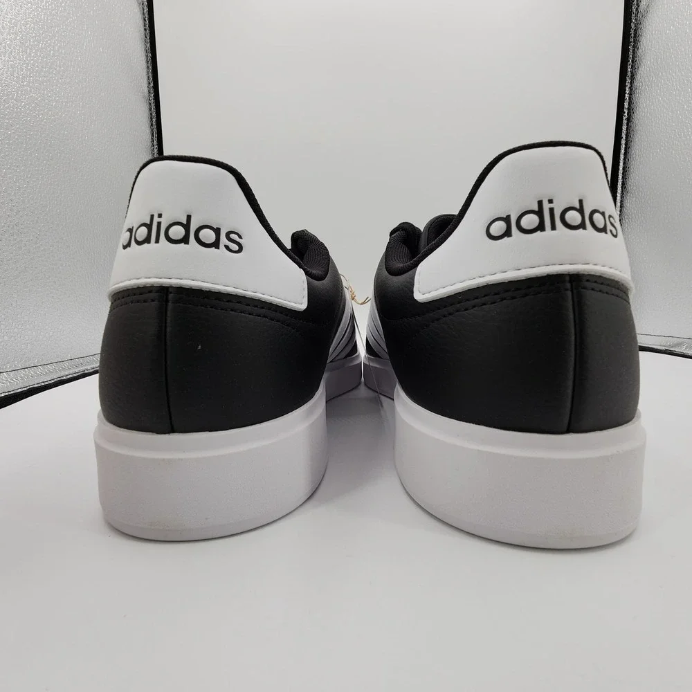 Adidas Grand Court 2.0 Shoes Mens 12 Core‎ Black Cloud White Sneaker NEW in Box